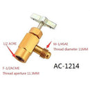 Universal Auto Car AC R134a U-Charge Charging Hose with Gauge