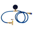 Universal Auto Car AC R134a U-Charge Charging Hose with Gauge