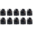 10 Pieces Auto Car Instrument Panel Lamp Dash Light T5 Twist Lock Sockets Base