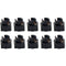 10 Pieces Auto Car Instrument Panel Lamp Dash Light T5 Twist Lock Sockets Base
