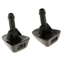 2 Pieces Black Windshield Wiper Water Spray Jet Washer Nozzles 30655605 for Volvo C30 C70