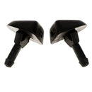 2 Pieces Black Windshield Wiper Water Spray Jet Washer Nozzles 30655605 for Volvo C30 C70