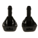 2 Pieces Black Windshield Wiper Water Spray Jet Washer Nozzles 30655605 for Volvo C30 C70