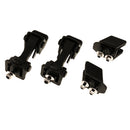 1 Pair Hood Lock Latch Bracket Buckle Hold Down Black for Jeep TJ 1997-2007