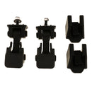 1 Pair Hood Lock Latch Bracket Buckle Hold Down Black for Jeep TJ 1997-2007