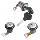 3 Pieces Ignition Lock Cylinder Assembly with 2 Keys for Peugeot Partner Citroen