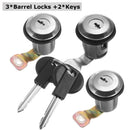 3 Pieces Ignition Lock Cylinder Assembly with 2 Keys for Peugeot Partner Citroen
