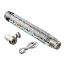 Car Shift Knob Gear Shifter Lever with Crystal Bubble 7-Color LED Light 30CM