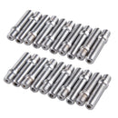 High Quality 20Pcs Stud Conversion M12*1.25-M12*1.5 Screw Adapter for BMW
