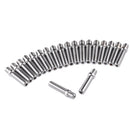 High Quality 20Pcs Stud Conversion M12*1.25-M12*1.5 Screw Adapter for BMW