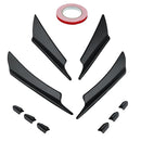 Car Front Bumper Fender Shark Fins Canards Splitter Air Vortex Generator Kit