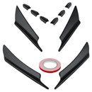 Car Front Bumper Fender Shark Fins Canards Splitter Air Vortex Generator Kit
