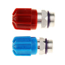 2 Pieces Car Air Conditioning A/C Valve Cores with Caps Rapid Seal Kit