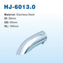 Universal Car Stainless Steel Exhaust Pipe Silencer Muffler End Tips 59mm
