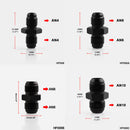 Universal AN 6 Black Male Swivel Fuel Pump Air Line Hose End 35mm*21mm