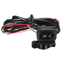 Black Motorcycle 3Meters Winch Rocker Switch Handlebar Warn Accessories