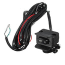 Black Motorcycle 3Meters Winch Rocker Switch Handlebar Warn Accessories