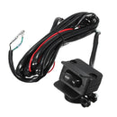 Black Motorcycle 3Meters Winch Rocker Switch Handlebar Warn Accessories