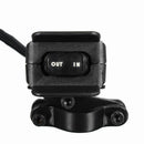 Black Motorcycle 3Meters Winch Rocker Switch Handlebar Warn Accessories