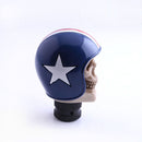 Skull Head Style Universal Car Truck Manual Stick Gear Shift Lever Knob Blue
