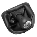 PU Leather Gear Shift Knob 5-Speed Black Cap for Peugeot 207 307 CC 308