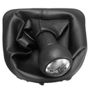 PU Leather Gear Shift Knob 5-Speed Black Cap for Peugeot 207 307 CC 308