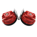 1 Pair 12V Dual Super Loud 100 dB Air Horn Trumpet Train for Car Truck Boat RV