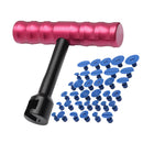 Car Body Panel Paintless Dent Removal Repair Lifter Tool Kit T-Bar With Puller Tabs Easy to Controll