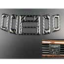 5 Pieces AC Outlet Vent Panel Cover Trim Sticker for BMW 3 Series E90 E92 E93