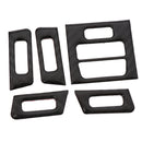 5 Pieces AC Outlet Vent Panel Cover Trim Sticker for BMW 3 Series E90 E92 E93