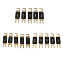15 Pieces Car Audio Electrical Flat ANL Blade Fuse 60A/ 100A/ 150A Gold Plated