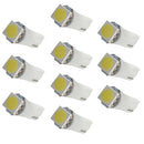10pcs T5 5050 LED Car Interior Dash/Meter/Reading Door Step Map Light Lamps