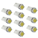 10pcs White T5 5050 LED Car Dash/Meter/Reading Light Lamp for Universal