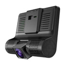 High Quality 4'' Three Lens HD Car DVR Dash Cam Video Recorder Loop Recording