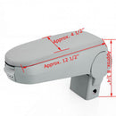Leatherette Car Armrest Storage Box Tray Organizer for 1998-2007 VW Golf 4 Bora MK4 Gray