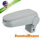Leatherette Car Armrest Storage Box Tray Organizer for 1998-2007 VW Golf 4 Bora MK4 Gray