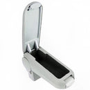Leatherette Car Armrest Storage Box Tray Organizer for 1998-2007 VW Golf 4 Bora MK4 Gray