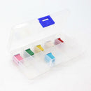 6pcs New F2825-Z Car Automotive Female Push In Cartridge Fuse 20A 25A 30A 40A 50A 60A 32V