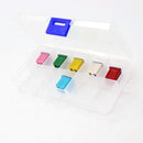 6pcs New F2825-Z Car Automotive Female Push In Cartridge Fuse 20A 25A 30A 40A 50A 60A 32V