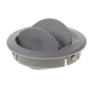 ABS Plastic RV ATV Trailer Interior Round A/C Vent Air Outlet 360Â° Rotating Gray