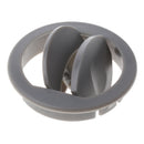 ABS Plastic RV ATV Trailer Interior Round A/C Vent Air Outlet 360Â° Rotating Gray