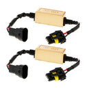 Pair Auto Replacement 9006 LED Headlight Decoder Error Free Anti Flicker Resistor Canceller