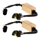 Pair Auto Replacement 9006 LED Headlight Decoder Error Free Anti Flicker Resistor Canceller