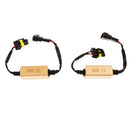 Pair Auto Replacement 9006 LED Headlight Decoder Error Free Anti Flicker Resistor Canceller