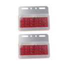 High Quality 2Pcs 18LED Lamp Clearance Light Truck Trailer 12V Red