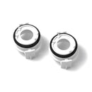 High Quality 2Pcs Bulbs Holder Adapters H7 Xenon for BMW E46 3 Series White
