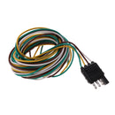 300cm 4 Pin RV Trailer Light Wiring Harness Line Plug Adapter Flat Cable Connector