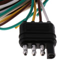 300cm 4 Pin RV Trailer Light Wiring Harness Line Plug Adapter Flat Cable Connector