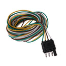 300cm 4 Pin RV Trailer Light Wiring Harness Line Plug Adapter Flat Cable Connector