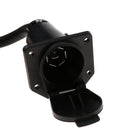 RV Taillight Harness Adapter Trailer Wiring Plug Tail Lamp Converter 4 Pin Flat to 7 Pin Blade Round
